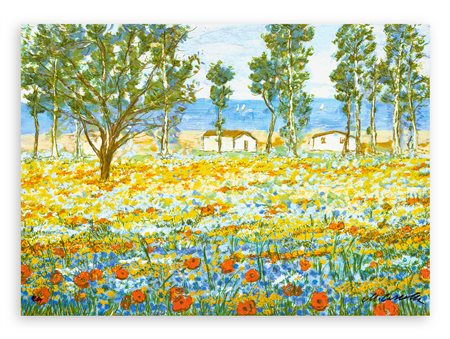 MICHELE CASCELLA (1892-1989) - Podere a Ortona, 1984