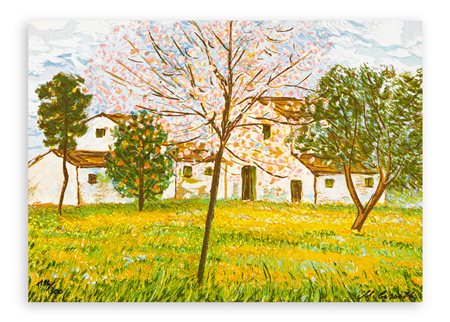 MICHELE CASCELLA (1892-1989) - Primavera abruzzese, 1984