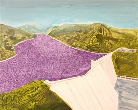 PUGNO LAURA Trivero (To) 1975 Kwh 2007 Acrilico su tela e collage su tela...