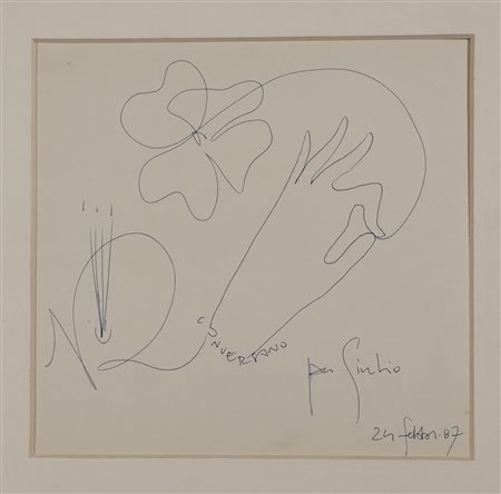 CONVERSANO ROMANO Rovigno in istria (Croazia) 1920 Senza Titolo 1987 Disegno...