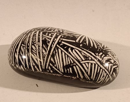 SCANAVINO EMILIO Genova (Ge) 1922 Pane 1986 Scultura in ceramica serigrafata...