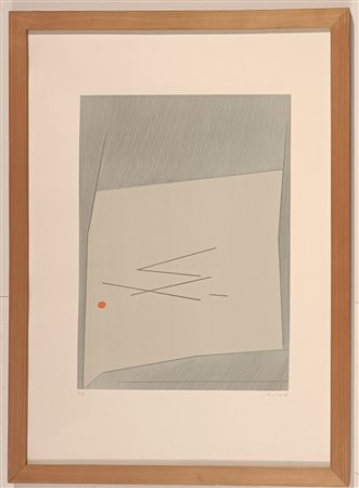 KAN HO Nanchino (Cina) 1932 Senza titolo 1975 Litografia su carta es. 44/99...