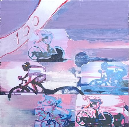 BORIOLI ADALBERTO Milano (Mi) 1936 Rosa in giro 2009 Acrilico su tela...