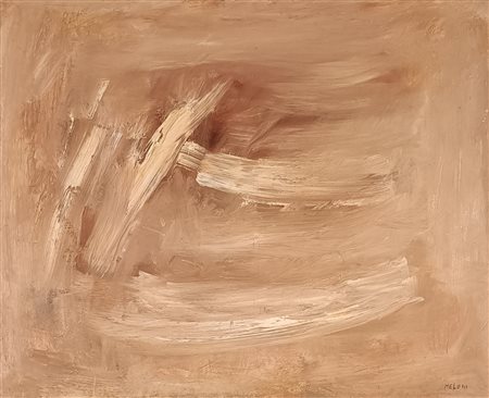 MELONI GINO Varese (Va) 1905 Senza titolo 1958 Olio su tela 60,00x73,00...