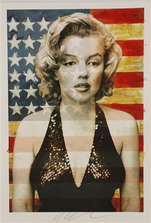 GRITTINI GIULIANO Corbetta (Milano) 1951 Marylin litografia colorata a mano...