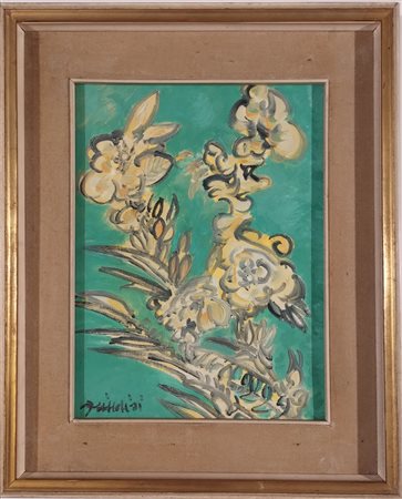 BRINDISI REMO Roma (Roma) 1918 Natura Morta Olio su tela 40,00x30,00...