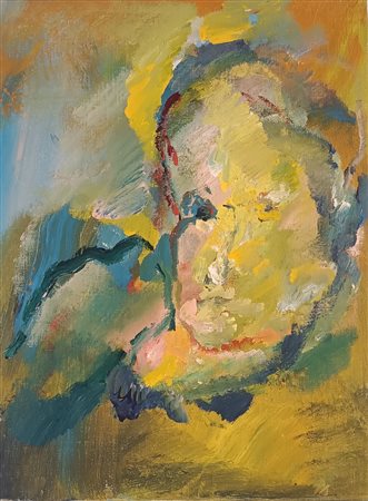 TRECCANI ERNESTO Milano (Mi) 1920 Giulia 2003 Olio su tela 40,00x30,00...