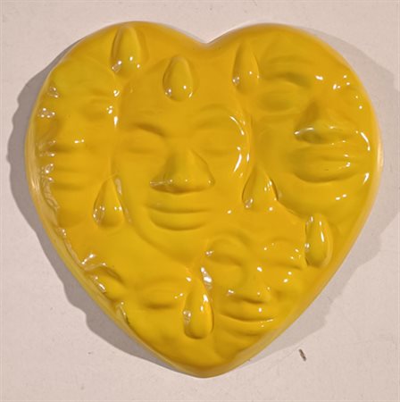 PLUMCAKE (PALLOTTA - RAGNI) Pavia (Pv) 2000 Heart Resina dipinta (pezzo...