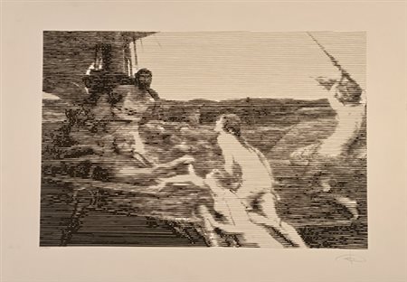 DE FILIPPI LEONIDA Milano (MI) 1969 Senza titolo Serigrafia su carta es....