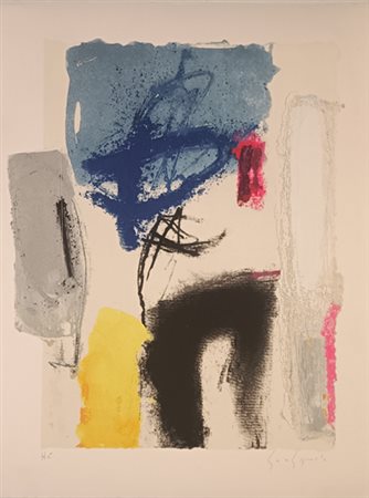 ESPOSITO ENZO Benevento (Bn) 1946 Senza titolo Serigrafia su cartoncino es....