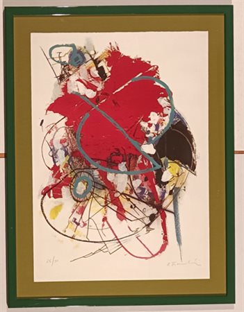 FRANCESCHINI EDOARDO Catania (Ct) 1928 Senza titolo Litografia a colori es....