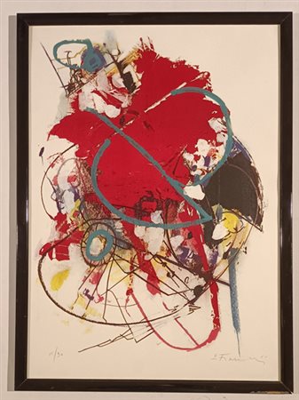 FRANCESCHINI EDOARDO Catania (Ct) 1928 Senza titolo Litografia a colori es....