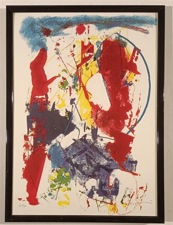 FRANCESCHINI EDOARDO Catania (Ct) 1928 Senza titolo Litografia a colori es....