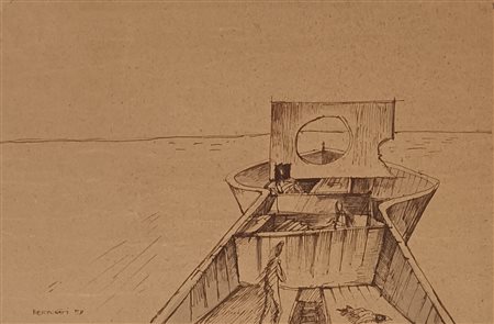 BERTONATI EMILIO Levanto (La Spezia) 1934 Senza titolo 1959 China su carta...