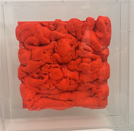 Paul Charmant - anno 2020, Tecnica mista su tela entro teca - 30x30cm Opera corredata dell'autentica dell'artista su foto