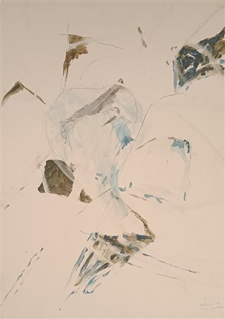 RACITI MARIO Milano (Mi) 1934 Una o due figure 2016 Tecnica mista su carta...