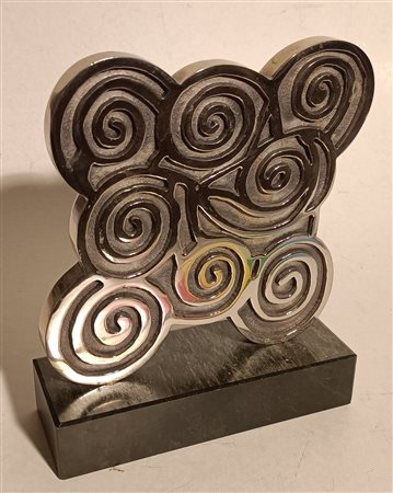 CONSAGRA PIETRO Mazara del Vallo (Tp) 1920 Senza titolo Bronzo argentato es....