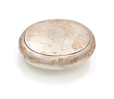 Tabacchiera a saponetta in argento, Birmingham 1906 cm 9,5x7x2 - gr. 80...