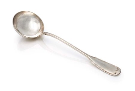 Mestolo modello "Vittoriale" cm 32 - gr. 234