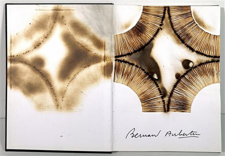 AUBERTIN BERNARD, 31 x 45 cm, ”Livre Brulén Rosenberg", anno 2010 Fiammiferi...