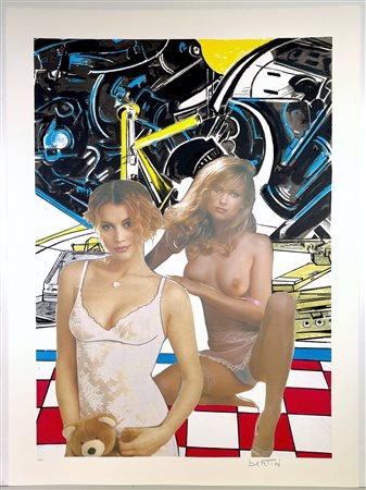BERTINI GIANNI, 107 x 87,5 cm, Le bambole n.2Serigrafie stampate a 8 colori...