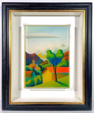 GOST GIORGIO, 35 X 25 cm, ”Capsula del tempo - after Salvo, Omaggio a Salvo"...