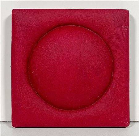 VENTANNI SAMUELE, 10 x 10 cm, ”Introiezione Bordeaux circle", acrilico su...