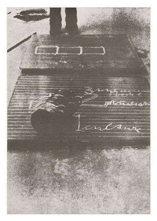 JOSEPH BEUYS, 100,1 x 70 cm, (carta), Serigrafia es. 87/100, Tiratura e firma...