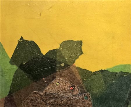 CRIPPA ROBERTO, 60 x 73 cm, Senza titolo 1970 , tecnica mista, collage e...