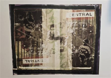 MAURIZIO GALIMBERTI, 100 x 70 cm, titolo Central 1, Pigmenti su Cartoncino...