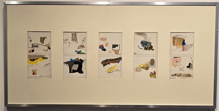 GIANNI EMILIO SIMONETTI, 33 x 85 cm, “ attrarreso le saline di ARC-ET-SENANS”...