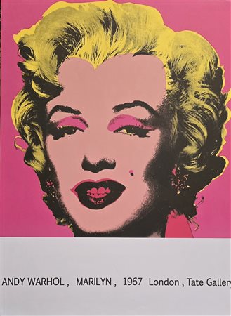 ANDY WARHOL, 75 x55 cm, poster serigrafico della mostra tenutasi dal Maestro...