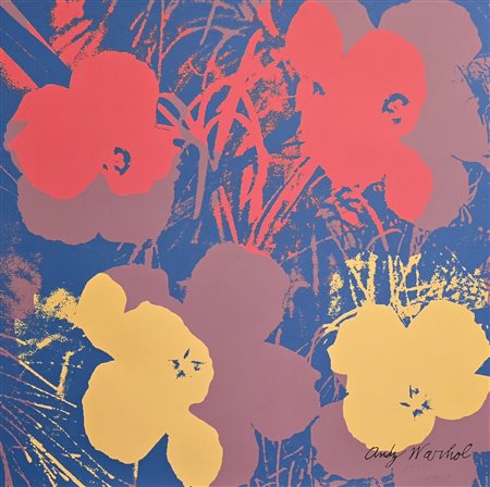 ANDY WARHOL, 60 x 60 cm, serigrafia su carta ed. 1534/2400 , firma in lastra,...