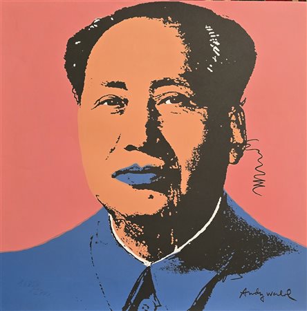 ANDY WARHOL, 60 x 60 cm, serigrafia su carta ed. 1683/2400 , firma in lastra,...