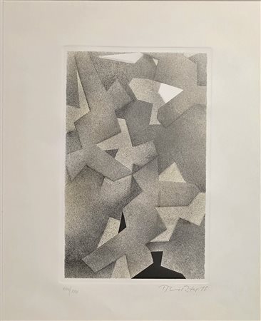 HANS RICHTER, 57 x 43 cm, incisione-acquaforte, ed. XVIII/XXX , firma in...