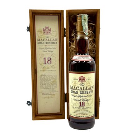 
 Whisky Gran Reserva 18 YO Single Malt Macallan 1979 1 Bot  
 