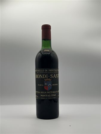  
Brunello di Montalcino  Biondi Santi 1969 1 Bot 
 