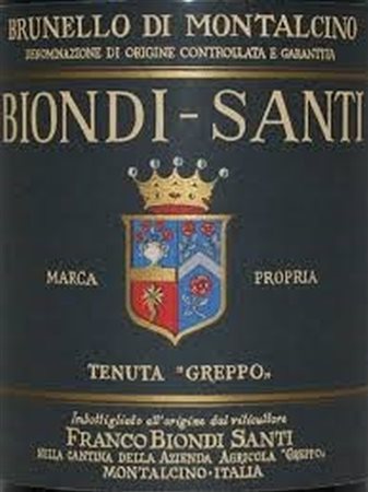  
Brunello di Montalcino  Biondi Santi 1988 1 Bot 
 