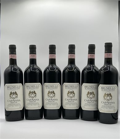  
Brunello di Montalcino Riserva  Capanna 1997 6 Bot 
 