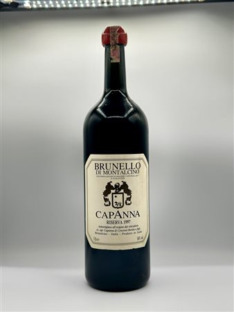  
Brunello di Montalcino Riserva  Capanna 1997 1 D-Magnum 
 