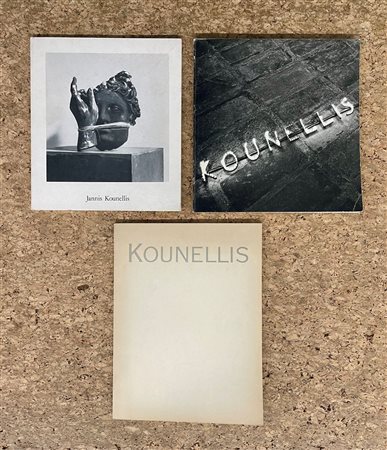 JANNIS KOUNELLIS - Lotto unico di 3 rari cataloghi
