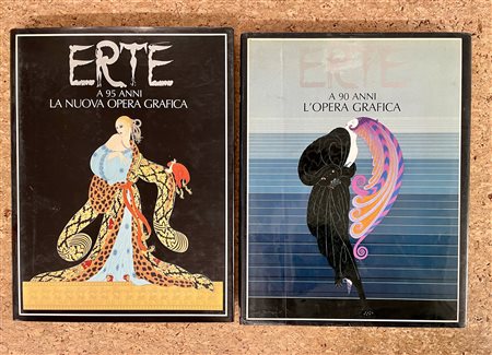 MONOGRAFIE DI ARTE GRAFICA (ERTÉ) - Lotto unico di 2 cataloghi