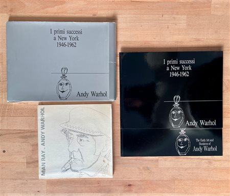ANDY WARHOL E MAN RAY - Lotto unico di 2 cataloghi