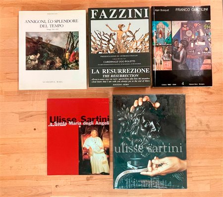 ARTE FIGURATIVA ITALIANA - Lotto unico di 5 cataloghi