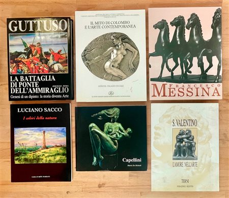 ARTE FIGURATIVA ITALIANA DEL XX SECOLO - Lotto unico di 6 cataloghi