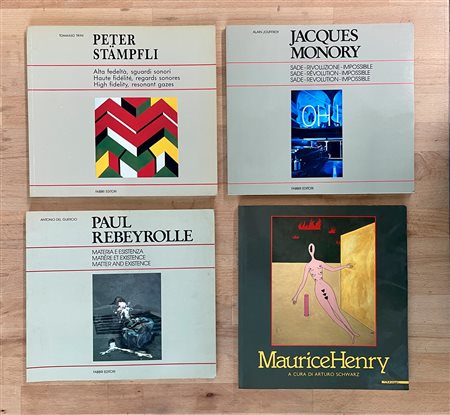 PITTURA SVIZZERA E FRANCESE DEL XX SECOLO - Lotto unico di 4 cataloghi