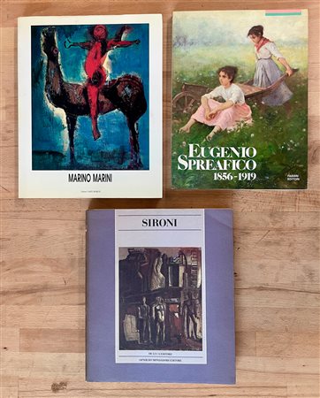 MARINO MARINI, MARIO SIRONI E EUGENIO SPREAFICO - Lotto unico di 3 cataloghi