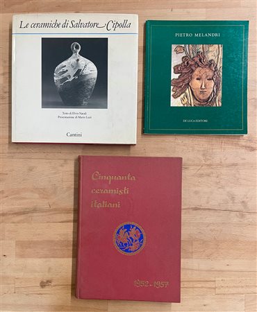 ARTE DELLA CERAMICA - Lotto unico di 3 cataloghi
