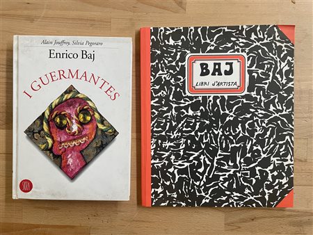 ENRICO BAJ - Lotto unico di 2 cataloghi