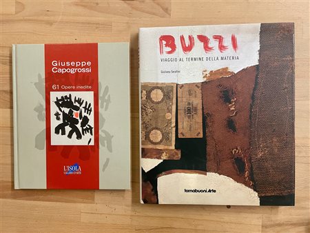 ALBERTO BURRI E GIUSEPPE CAPOGROSSI - Lotto unico di 2 cataloghi